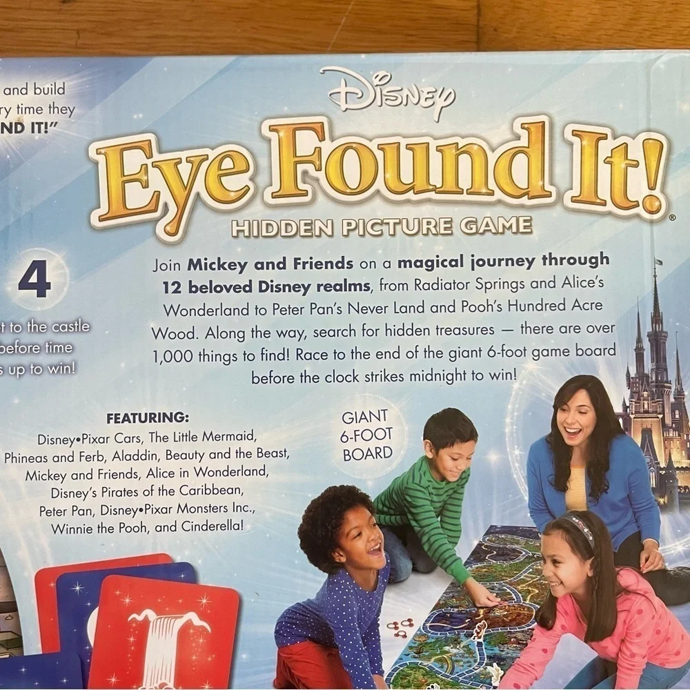 Disney Hidden Picture Game Giant Board Age 4+ Family Fun Night